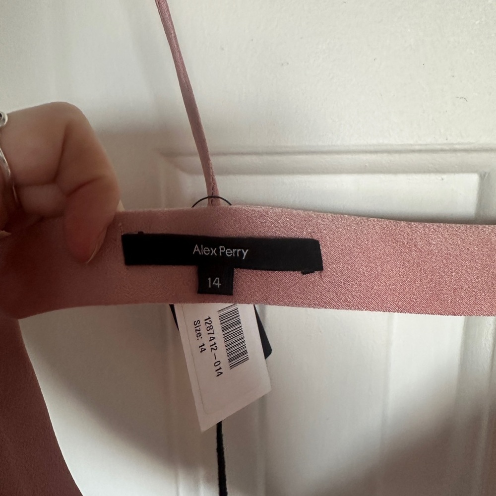 Alex Perry Blush Satin Bralette - Picture 7 of 8
